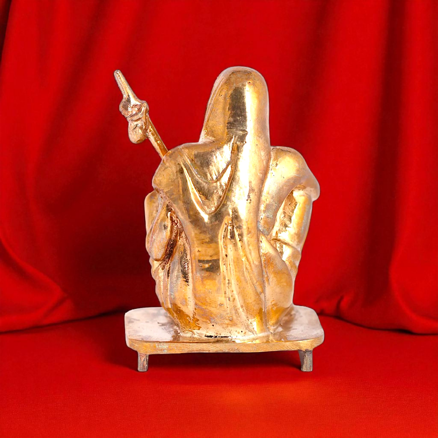 Panchaloha Kanchi Saint Maha Periyava beautiful statue - 4 Inches Nikuressence