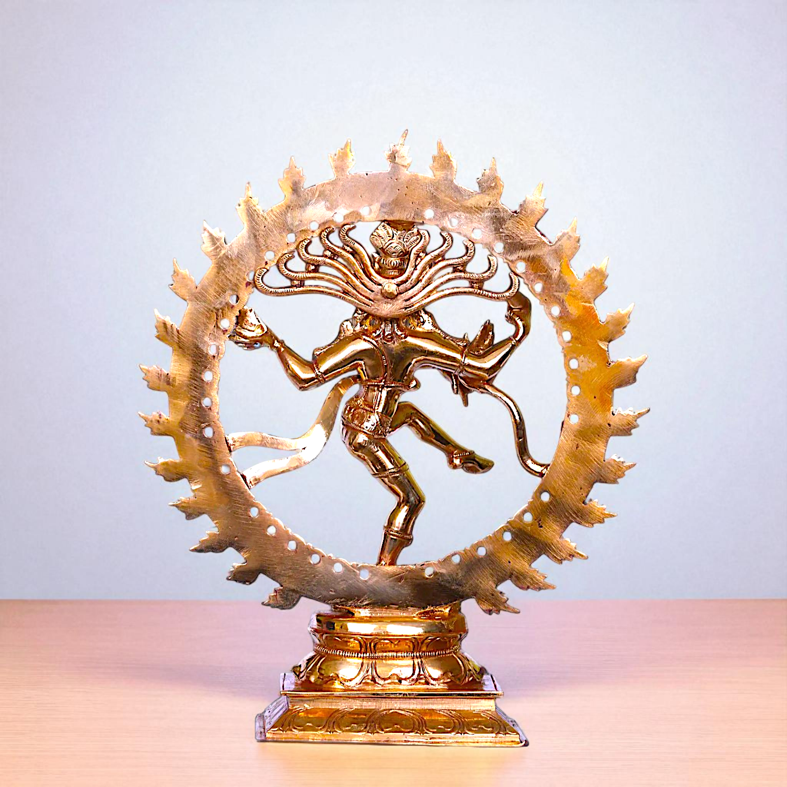Panchaloha Nataraja Shiva Dancing tandav statue - 9 inches Nikuressence