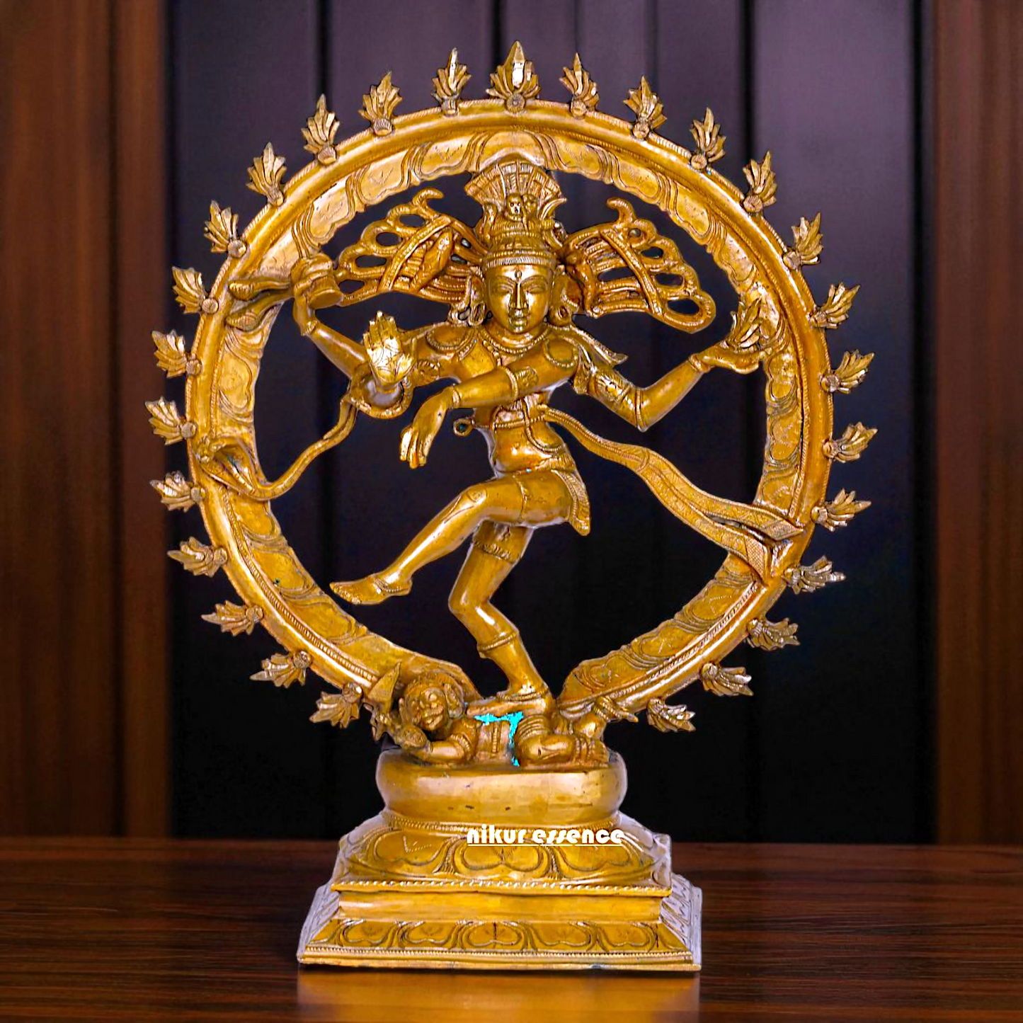 Big Nataraja Shiva Dancing Panchaloha statue - 19 inches Nikuressence