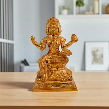 Brahma seated on Lotus Panchaloha idol - 4 inches Nikuressence