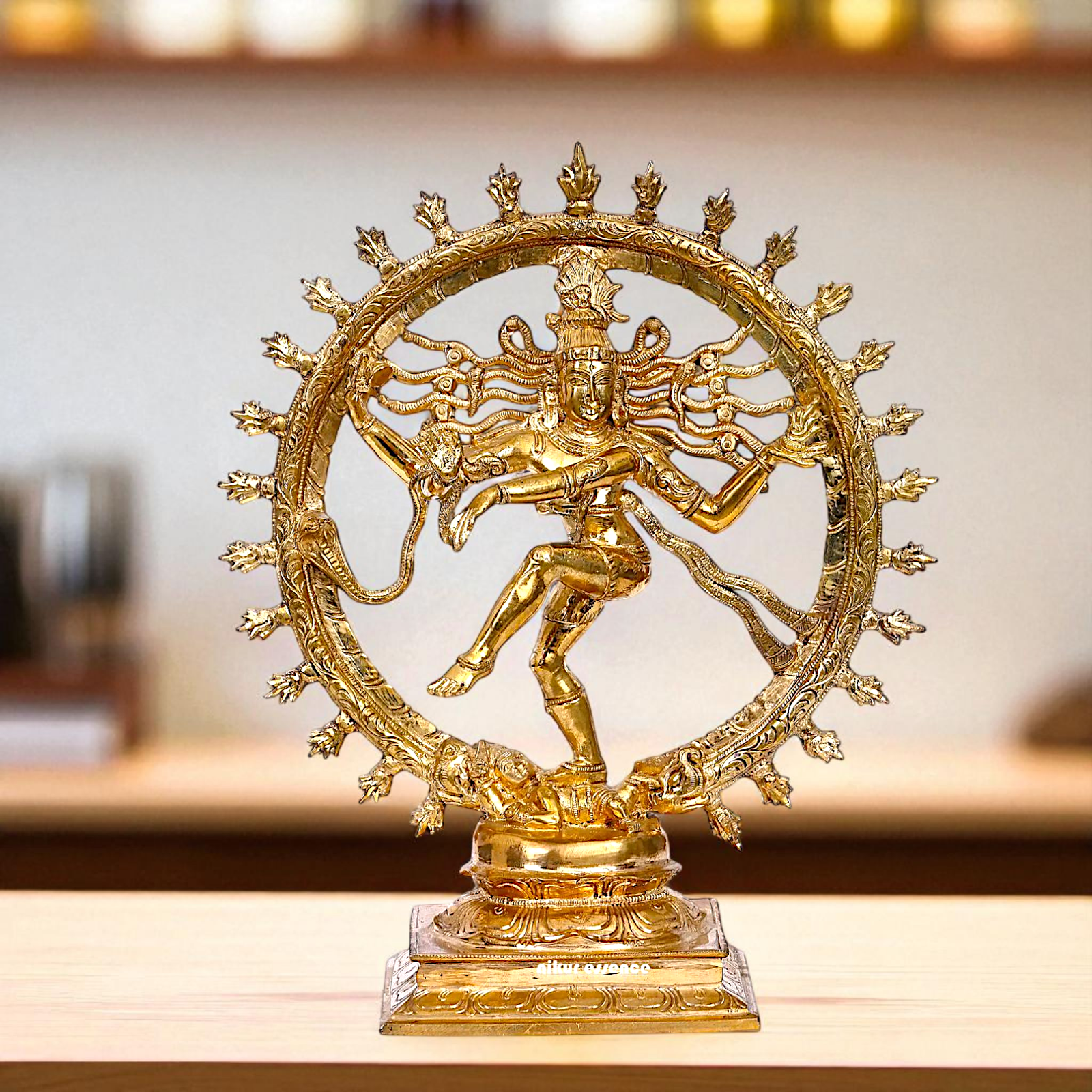 Shiva tandav Nataraja dancing Panchaloha idol - 13 inches Nikuressence