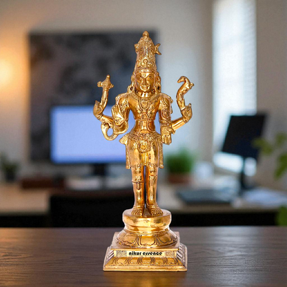 Panchaloha Pashupatinath Shiva Blessing standing idol - 13 inches Nikuressence