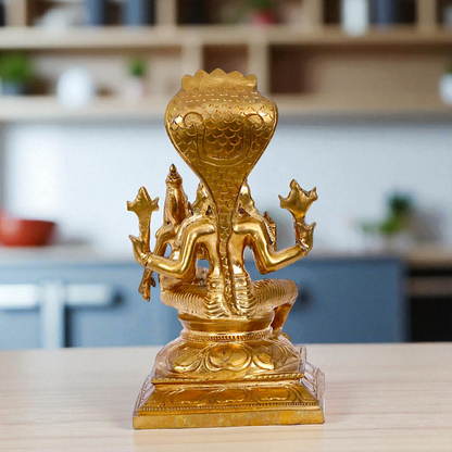 Varah With Lakshmi seated Panchaloha idol - 10 inches Nikuressence