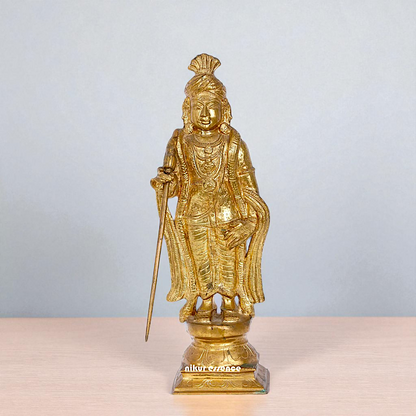 Panchaloha Muruga standing idol - 13 inches Nikuressence