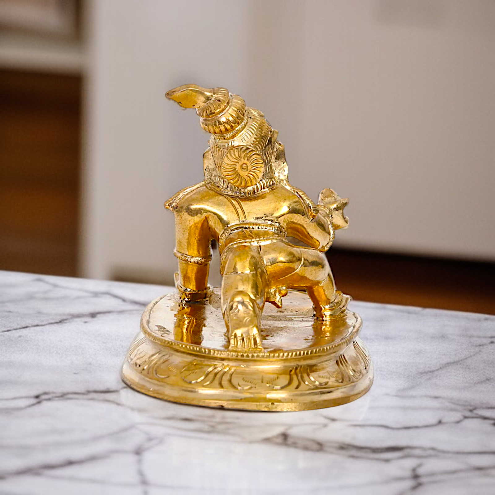 Panchaloha Laddoo Gopal Krishna idol - 4 Inches Nikuressence