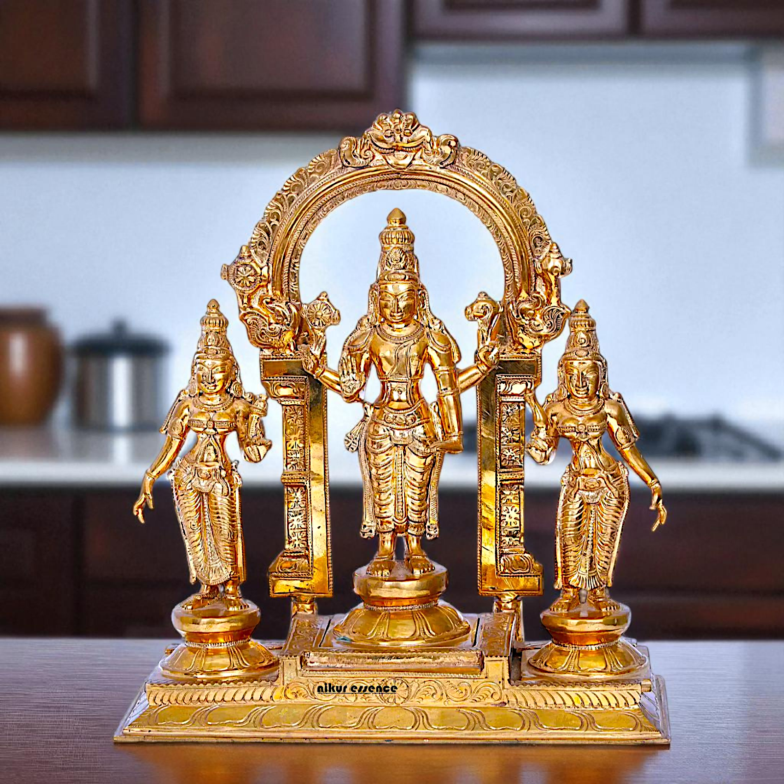 Vishnu Perumal Panchaloha statue - 14 Inches Nikuressence