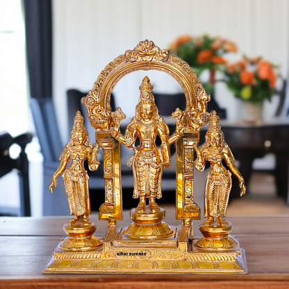 Vishnu Perumal Panchaloha statue - 14 Inches Nikuressence