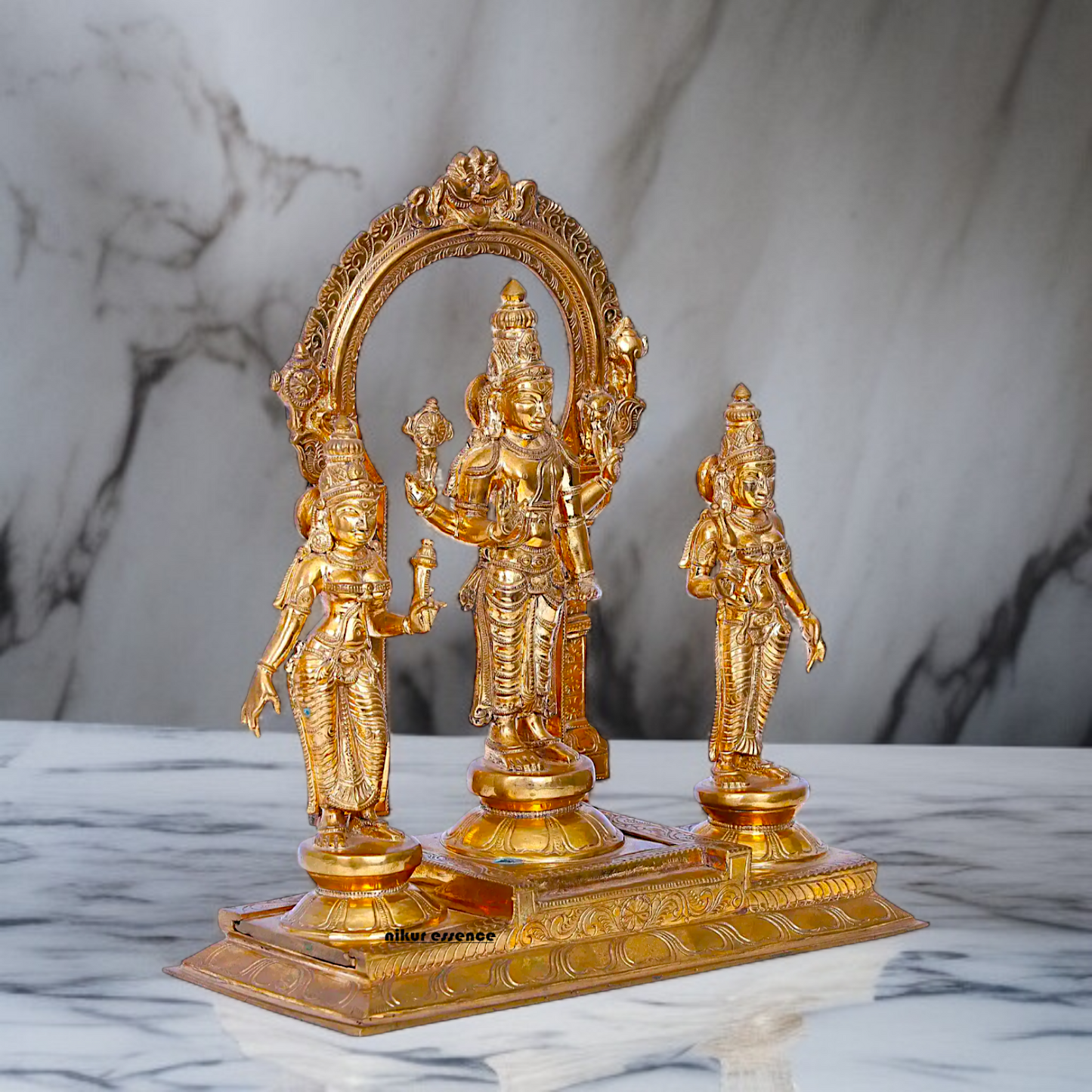 Vishnu Perumal Panchaloha statue - 14 Inches Nikuressence