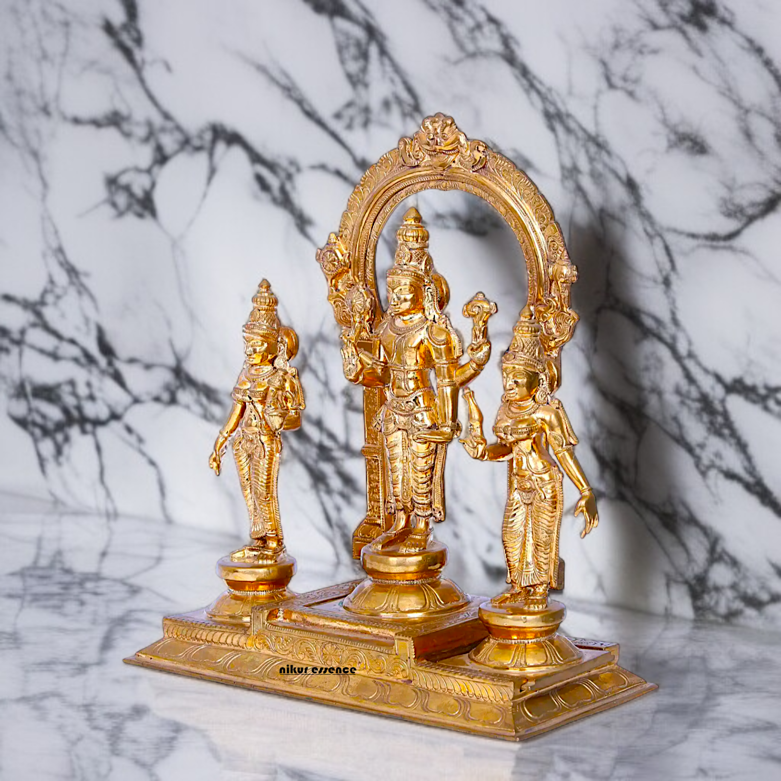 Vishnu Perumal Panchaloha statue - 14 Inches Nikuressence