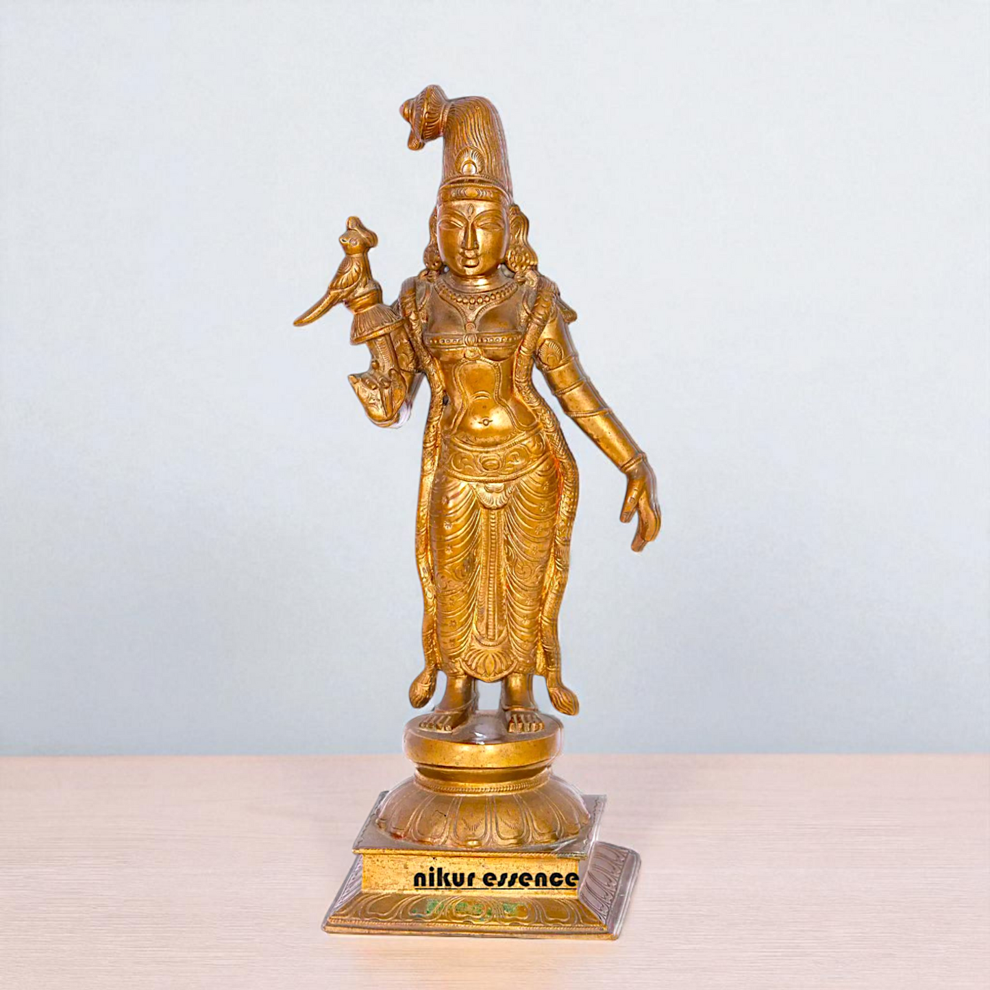 Panchaloha Andal standing idol - 16 Inches Nikuressence