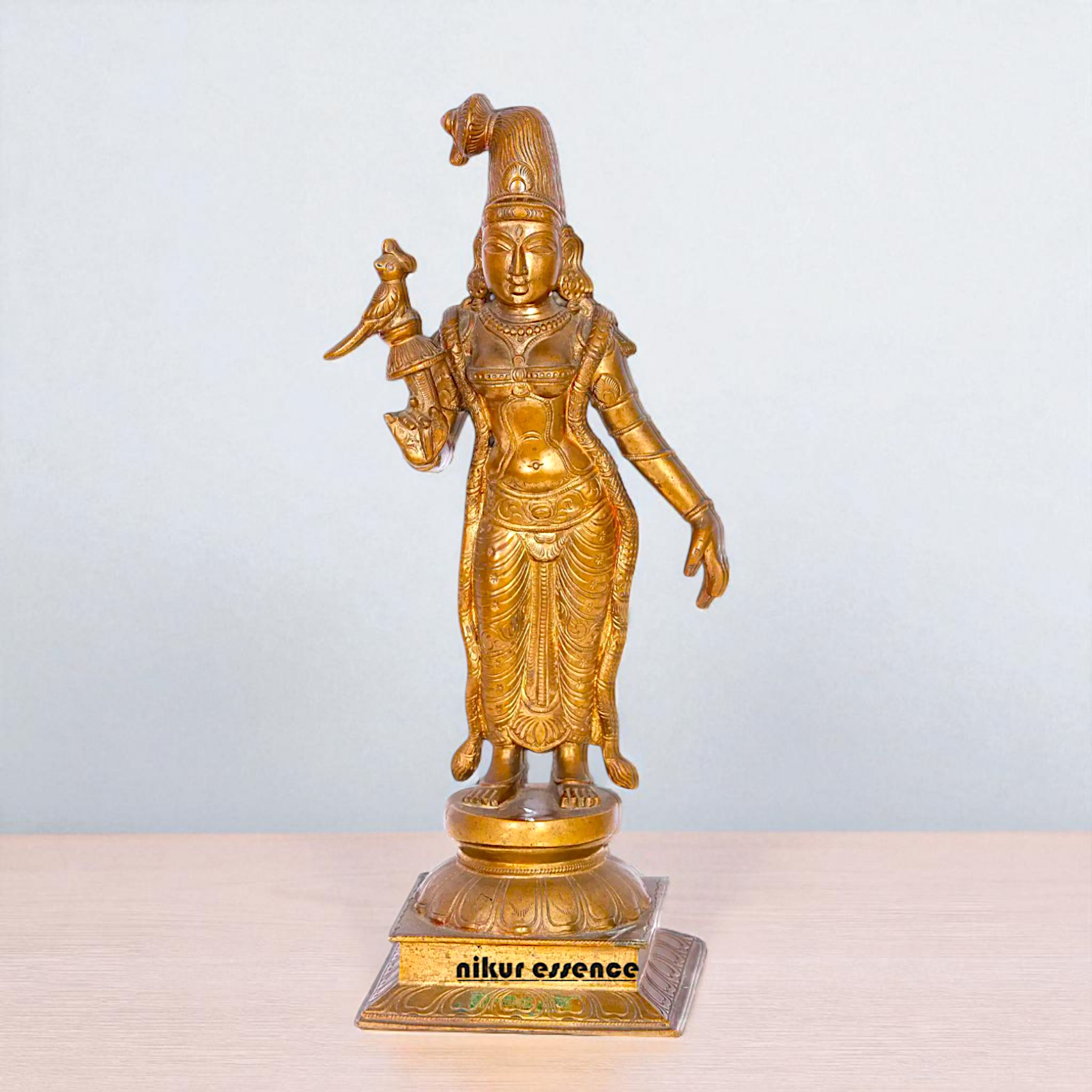 Panchaloha Andal standing idol - 16 Inches Nikuressence