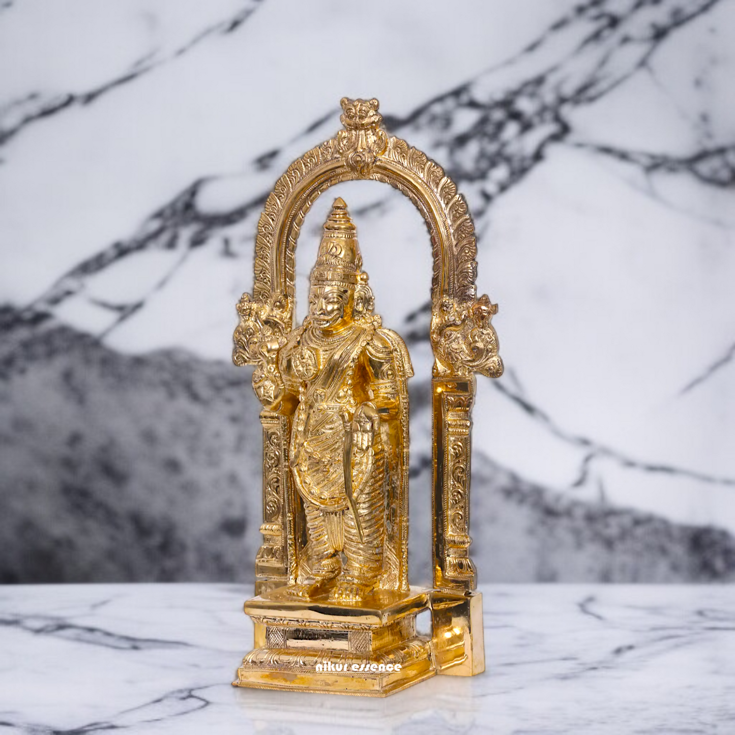 Panchaloha Vishnu Bhagwan Avtar Blessing idol - 15 Inches Nikuressence