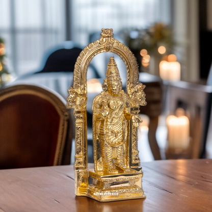 Panchaloha Vishnu Bhagwan Avtar Blessing idol - 15 Inches Nikuressence