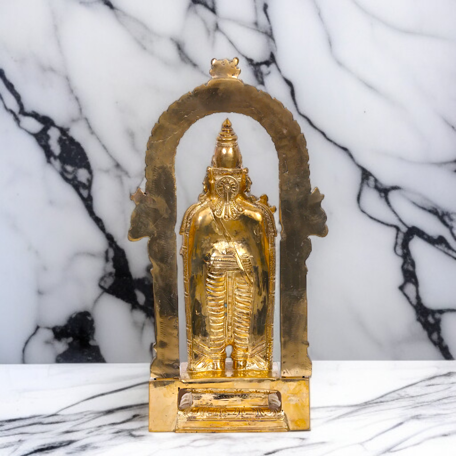 Panchaloha Vishnu Bhagwan Avtar Blessing idol - 15 Inches Nikuressence