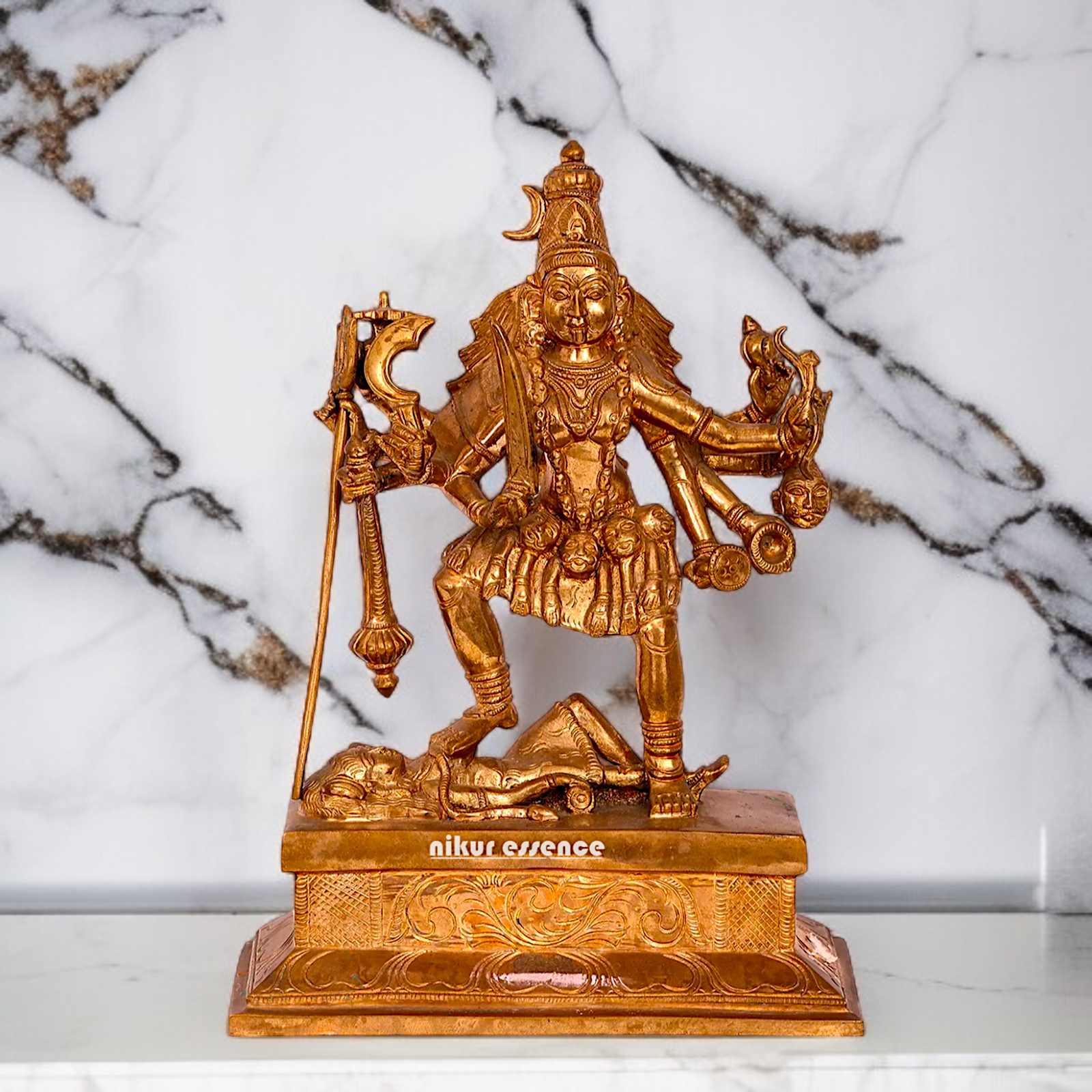 Kali Maa Panchaloha statue - 12 inches Nikuressence