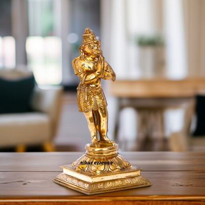 Panchaloha Hanuman ji Monkey God statue - 12 inches Nikuressence