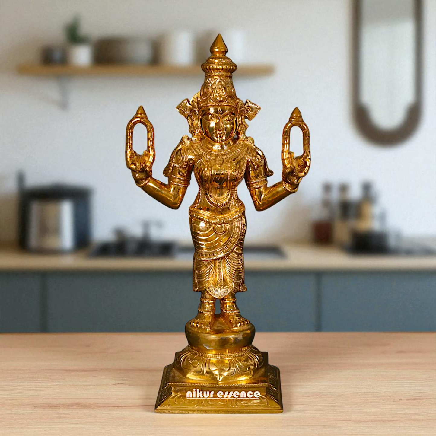 Kannaki Amman standing Panchaloha statue - 19 inches Nikuressence