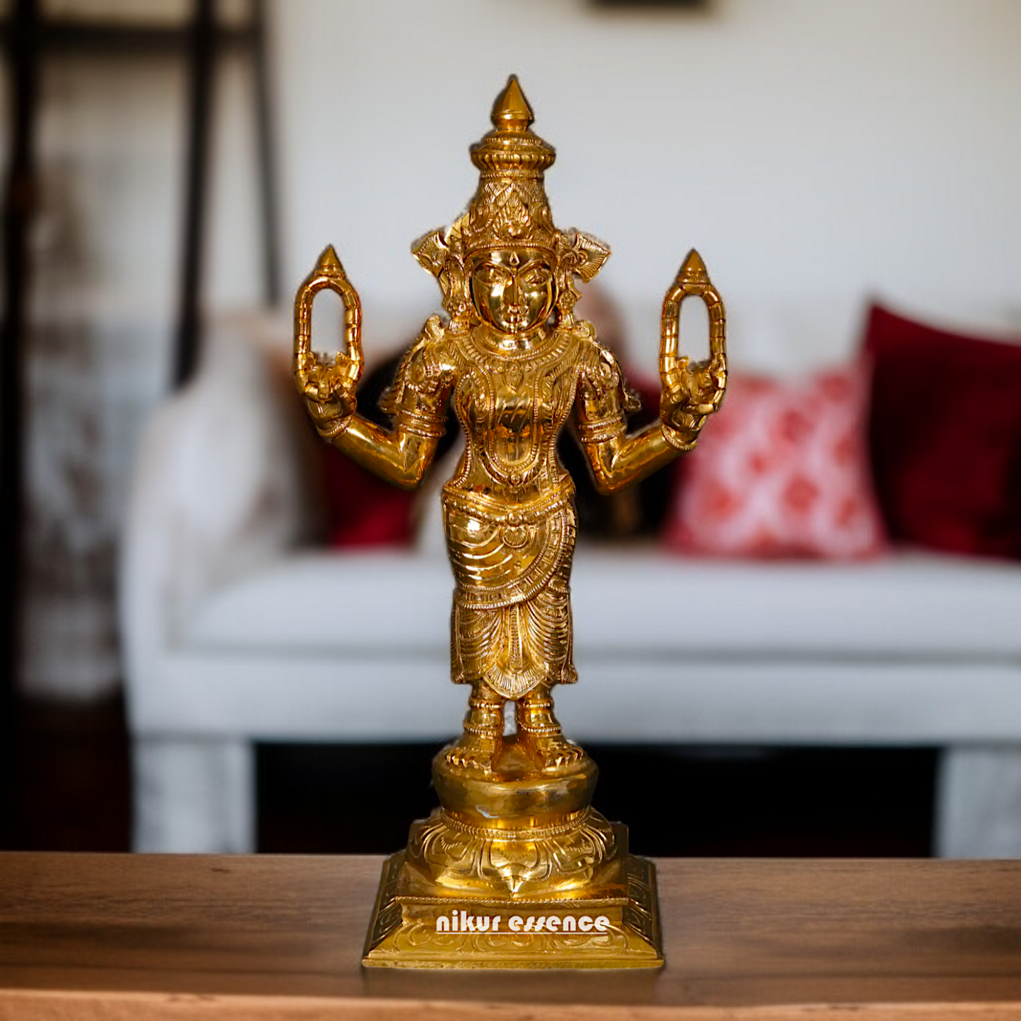 Kannaki Amman standing Panchaloha statue - 19 inches Nikuressence