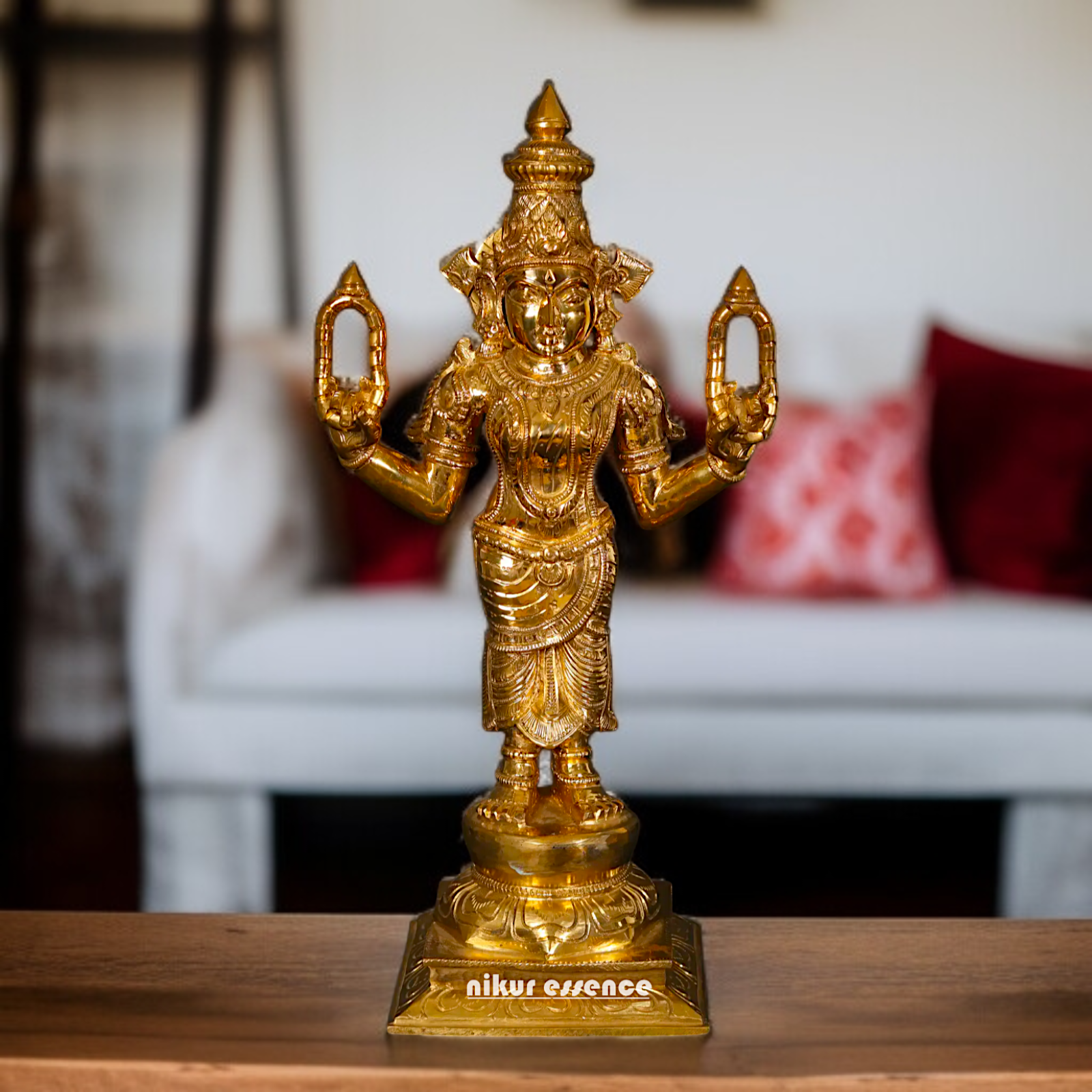 Kannaki Amman standing Panchaloha statue - 19 inches Nikuressence