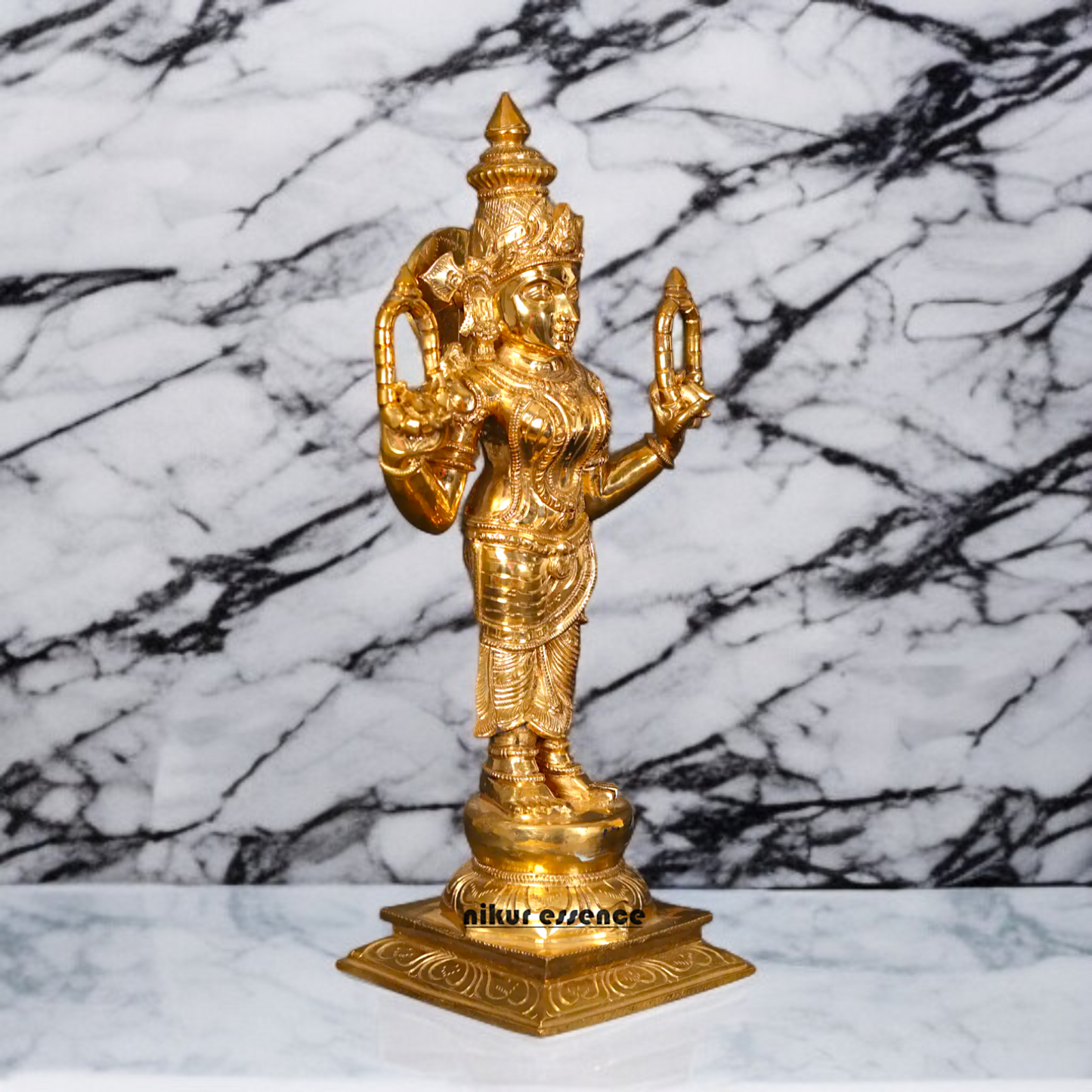Kannaki Amman standing Panchaloha statue - 19 inches Nikuressence