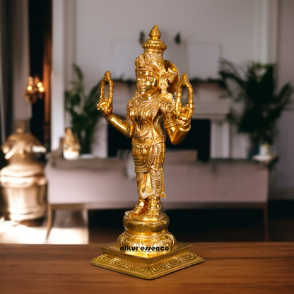 Kannaki Amman standing Panchaloha statue - 19 inches Nikuressence