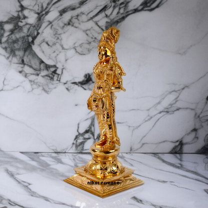 Panchaloha Andal Devi standing Idol - 15 inches Nikuressence