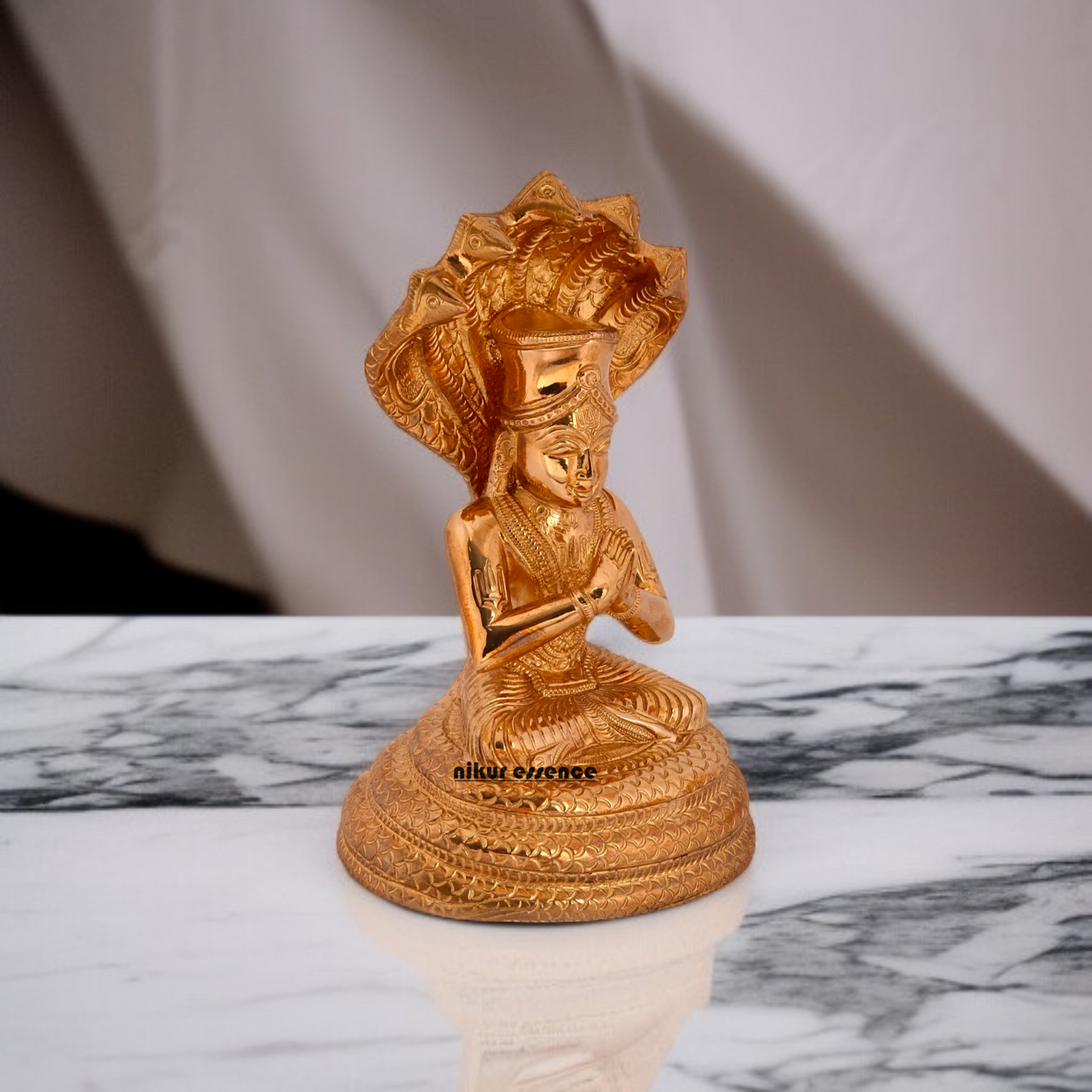 Panchaloha Lord Manavala Mamunigal idol - 5 Inches Nikuressence