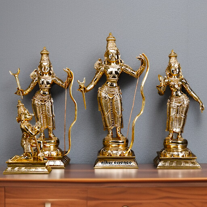 Ram Darbar set Panchaloha idol - 2 Feet Nikuressence