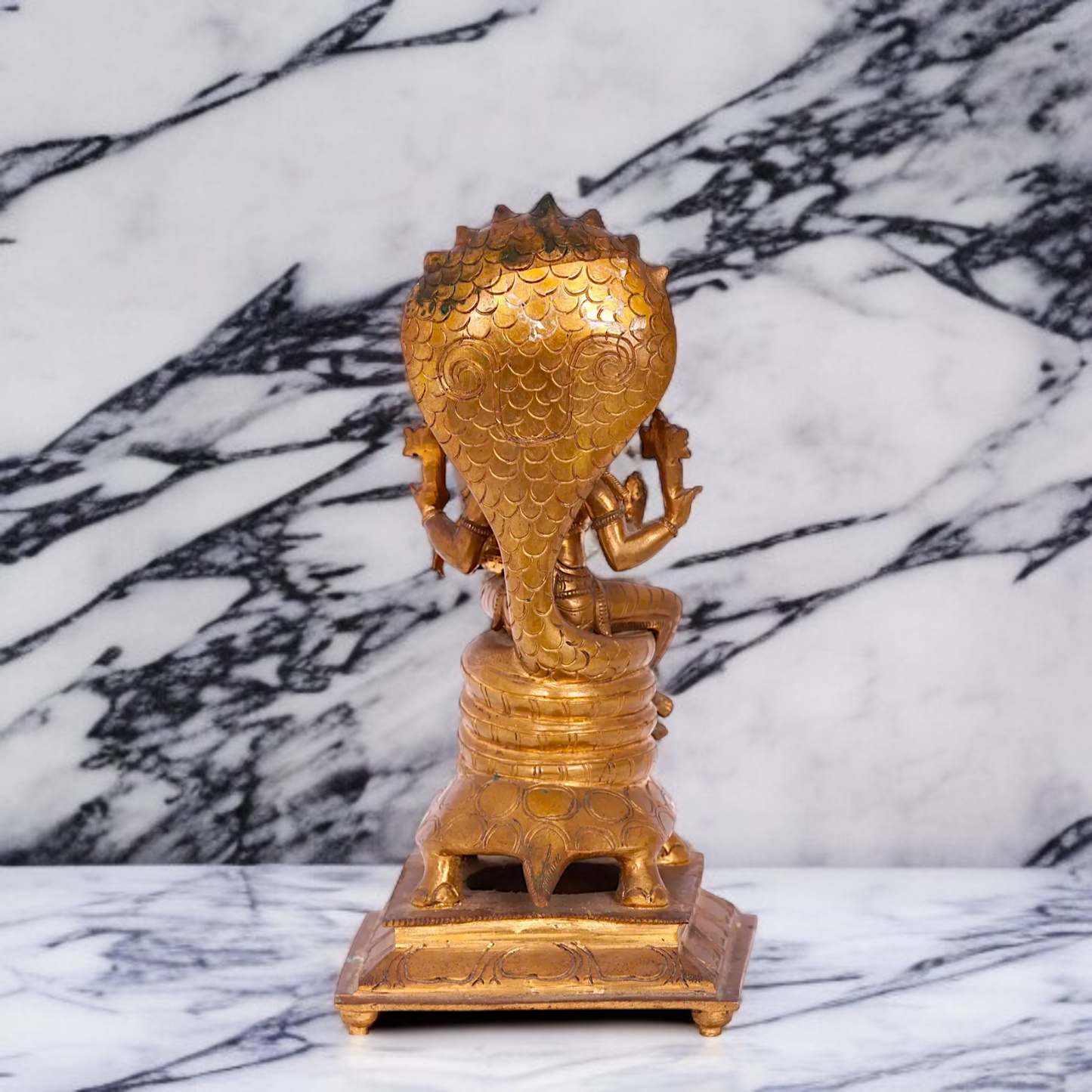 Varaha seated with Lakshmi Panchaloha idol - 12 Inches Nikuressence