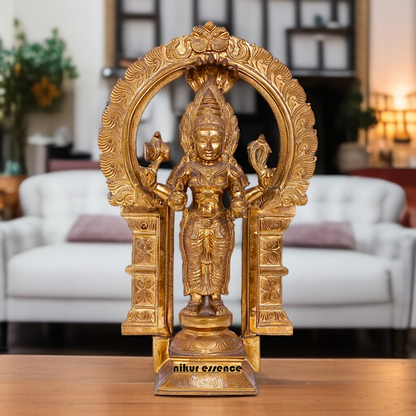 Goddess Mariamman Devi Blessing with Four Armed Panchaloha statue - 22 Inches Nikuressence