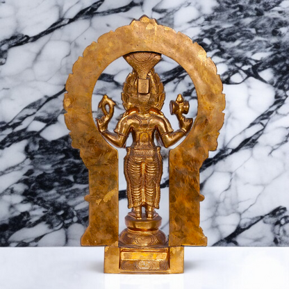 Goddess Mariamman Devi Blessing with Four Armed Panchaloha statue - 22 Inches Nikuressence