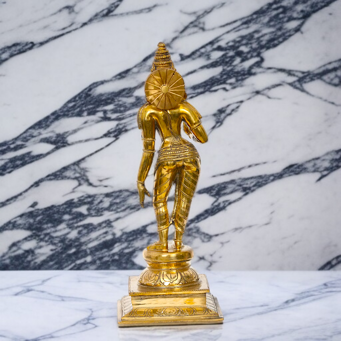 Panchaloha Sivagami Devi Blessing standing Idol- 16 Inches Nikuressence