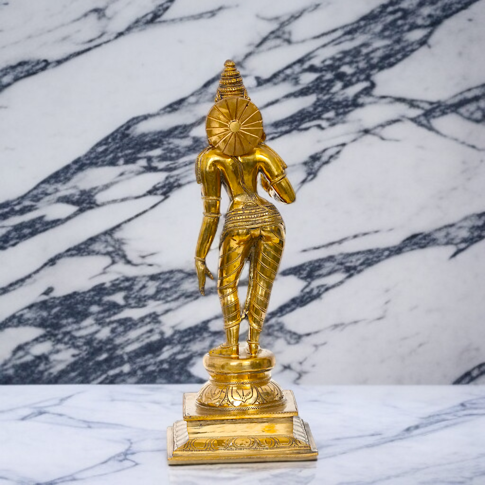 Panchaloha Sivagami Devi Blessing standing Idol- 16 Inches Nikuressence