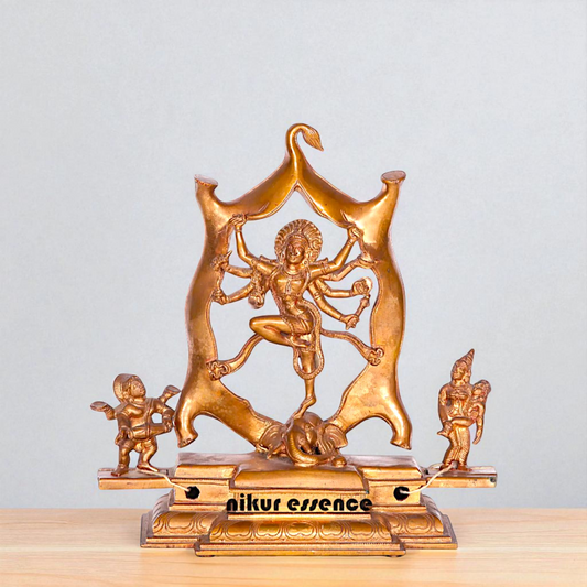 Goddess Gaja samhara Kali maa Panchaloha Idol- 10 Inches Nikuressence