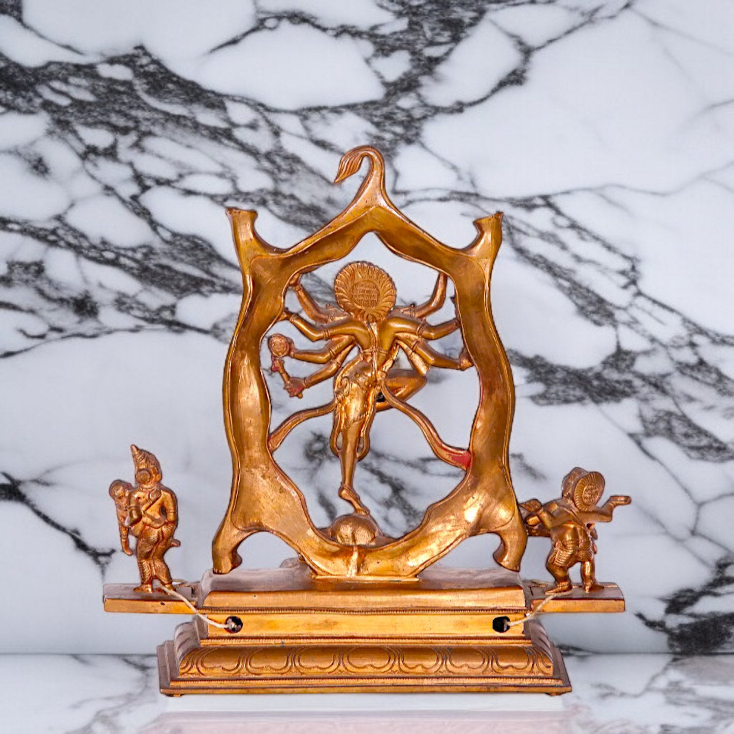 Goddess Gaja samhara Kali maa Panchaloha Idol- 10 Inches Nikuressence