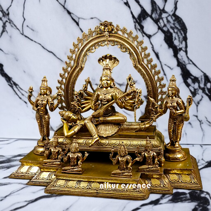 Goddess Sri Maha Shodashi Blessing seated Big idol - 36 Inches Nikuressence