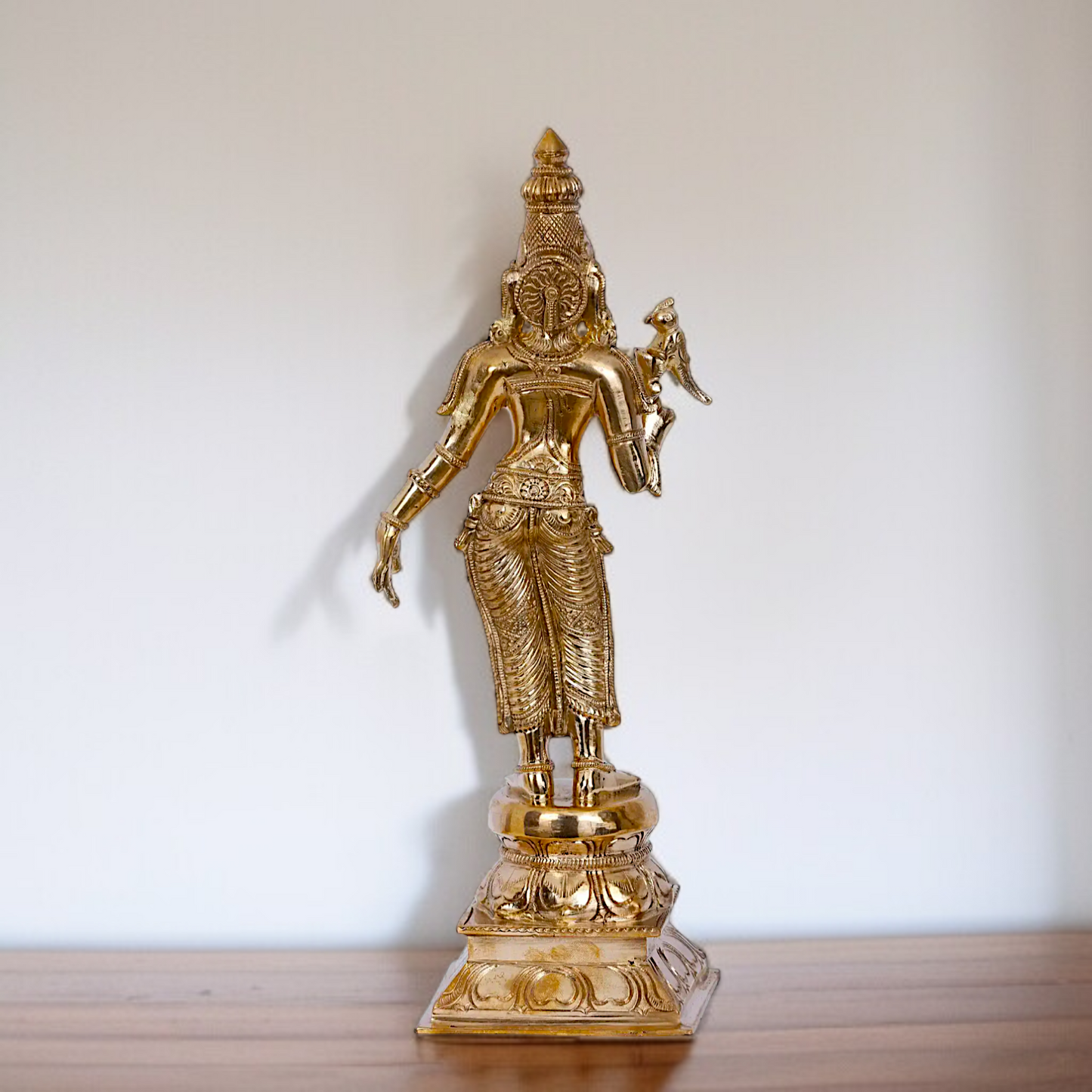 Goddess Meenakshi Devi Panchaloha idol - 12 Inches Nikuressence