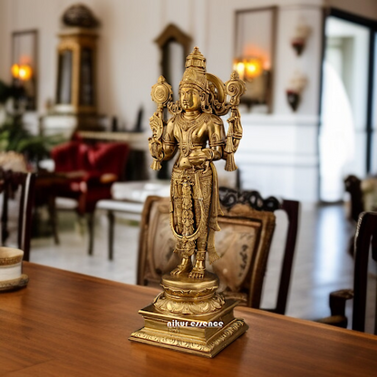 Dhanvantari Swamy Panchaloha idol - 14 Inches Nikuressence