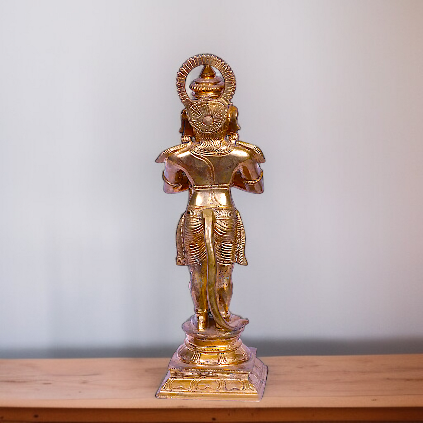 Panchaloha Hanuman ji standing with Gada idol idol - 13 Inches Nikuressence