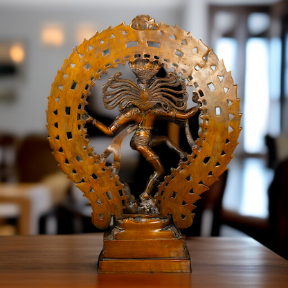 Nataraja Shiva Tandav Brass statue - 22 Inches Nikuressence