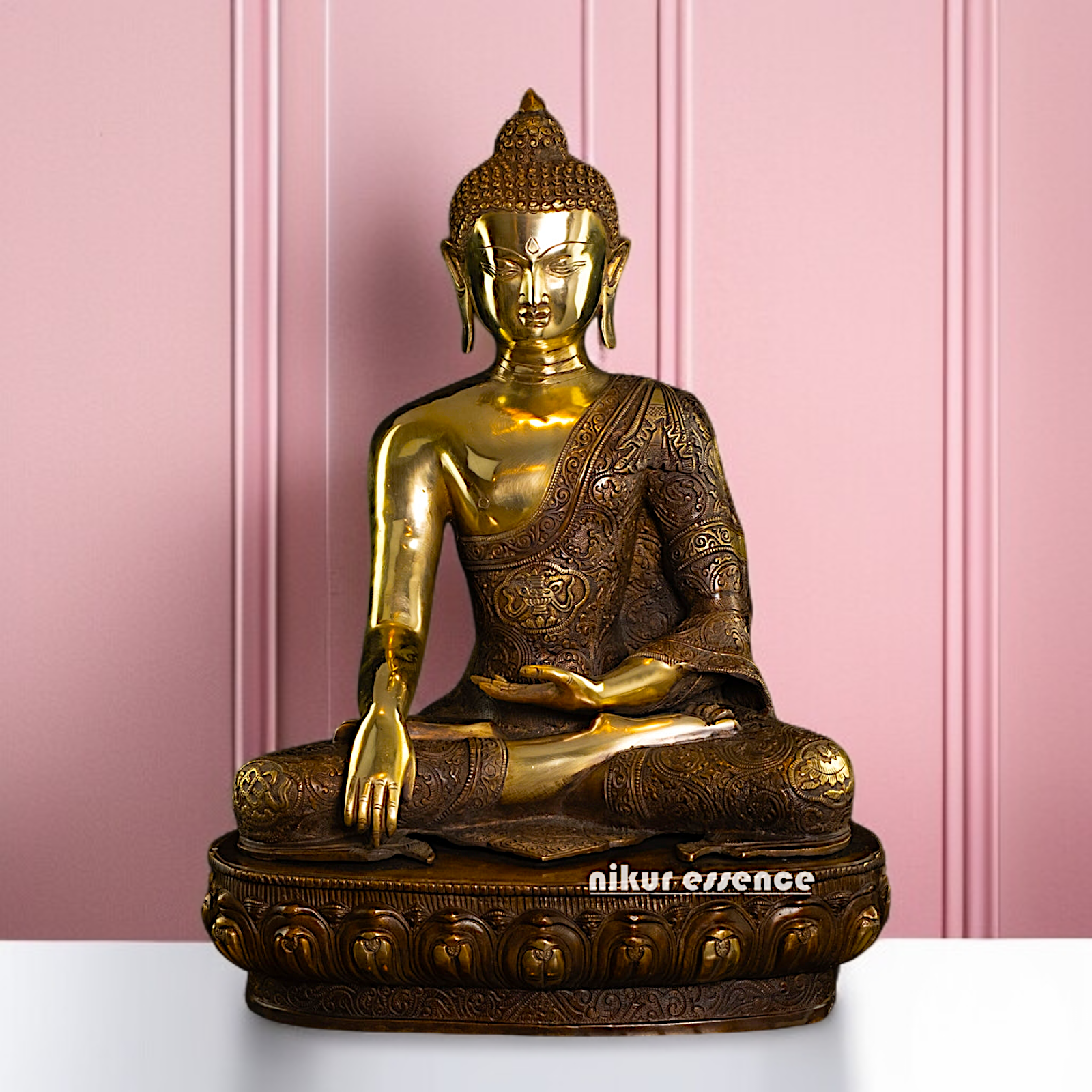 Buy Buddha Brass meditation seated - 21 Inches Nikuressence