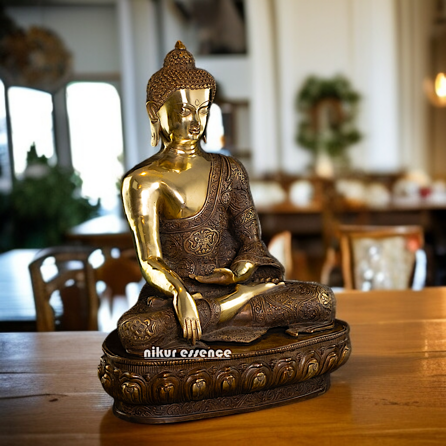 Buy Buddha Brass meditation seated - 21 Inches Nikuressence