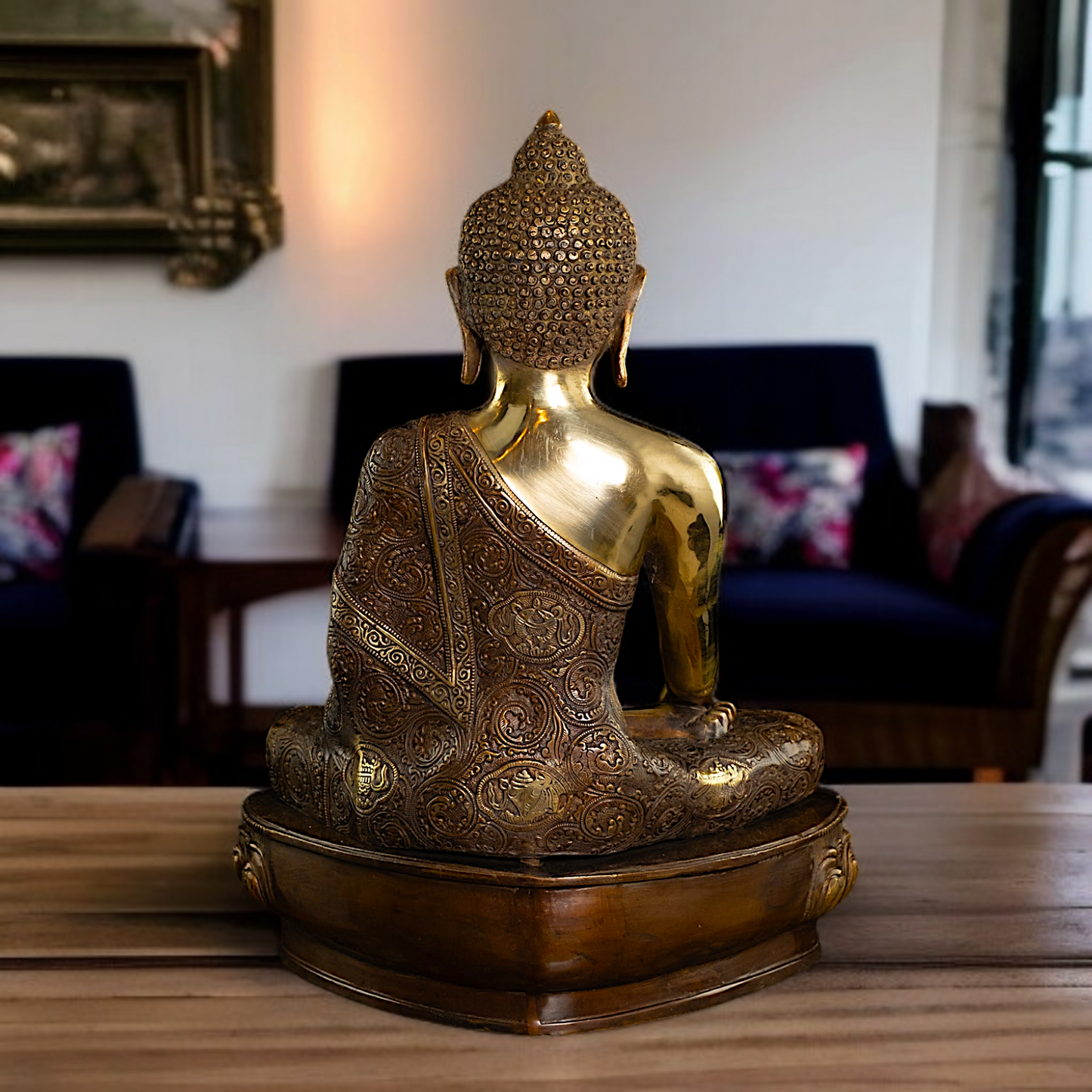 Buy Buddha Brass meditation seated - 21 Inches Nikuressence