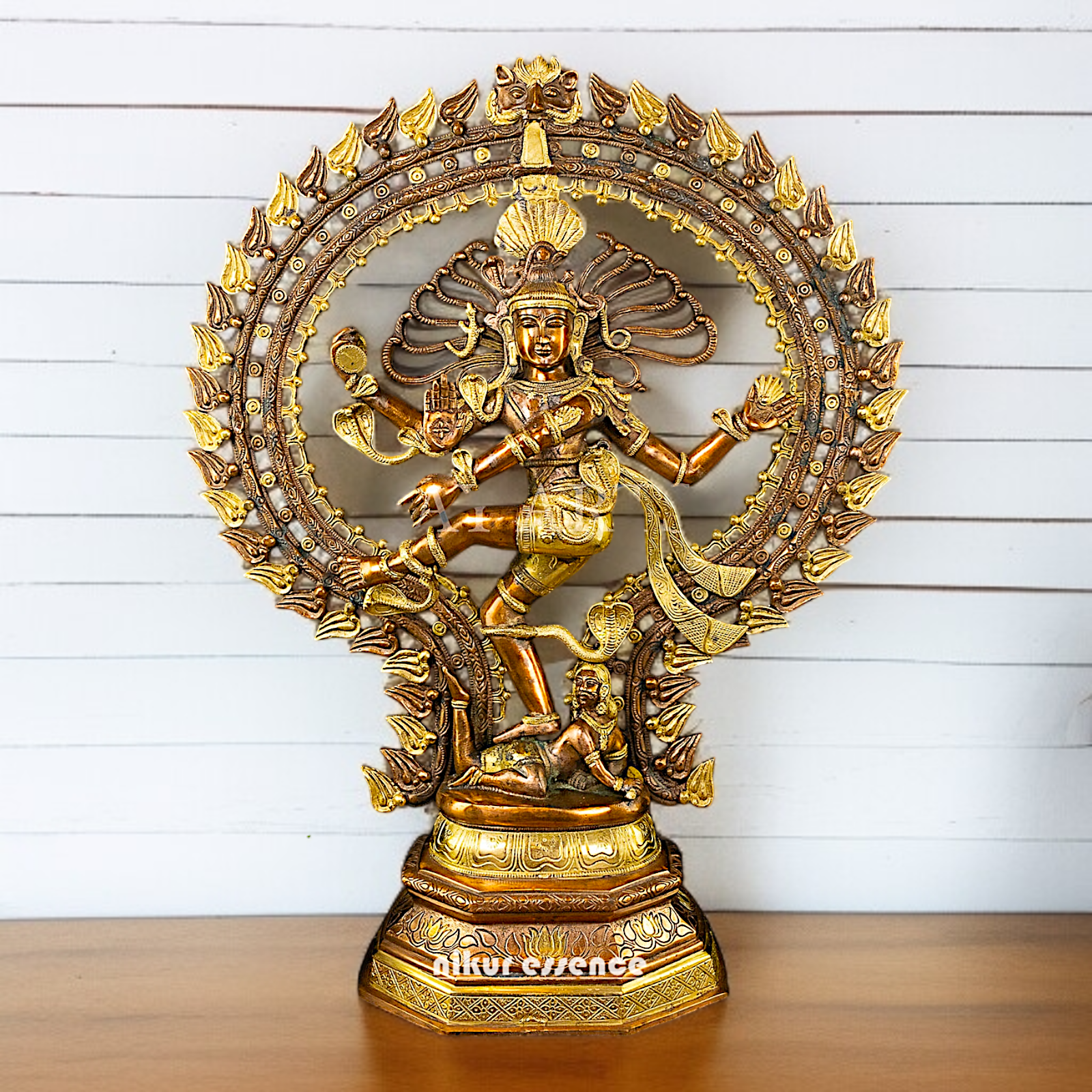 Large Nataraja Shiva Tandav Brass idol - 30 Inches Nikuressence