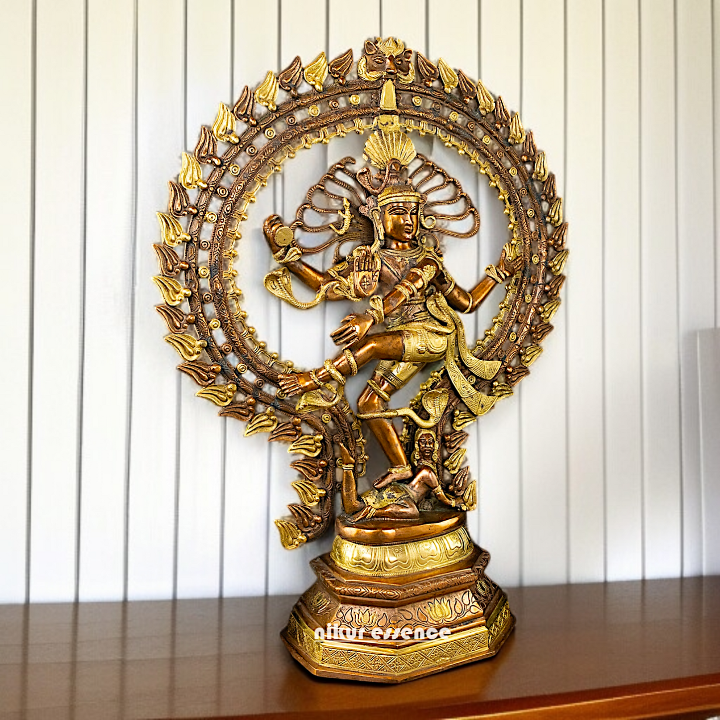 Large Nataraja Shiva Tandav Brass idol - 30 Inches Nikuressence