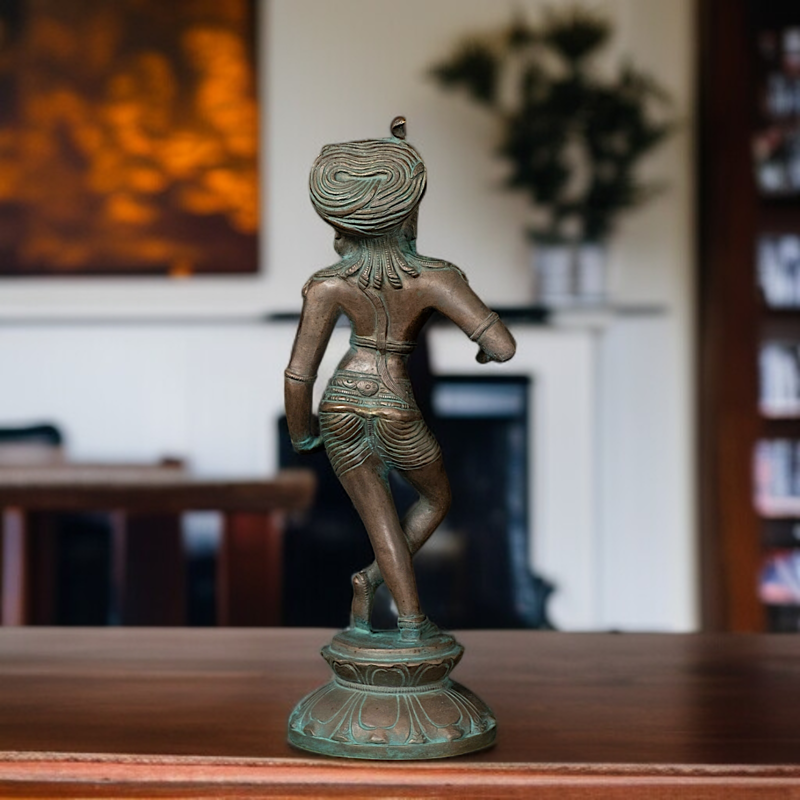 Brass Rishabhadeva Shiva standing idol - 11 Inches Nikuressence