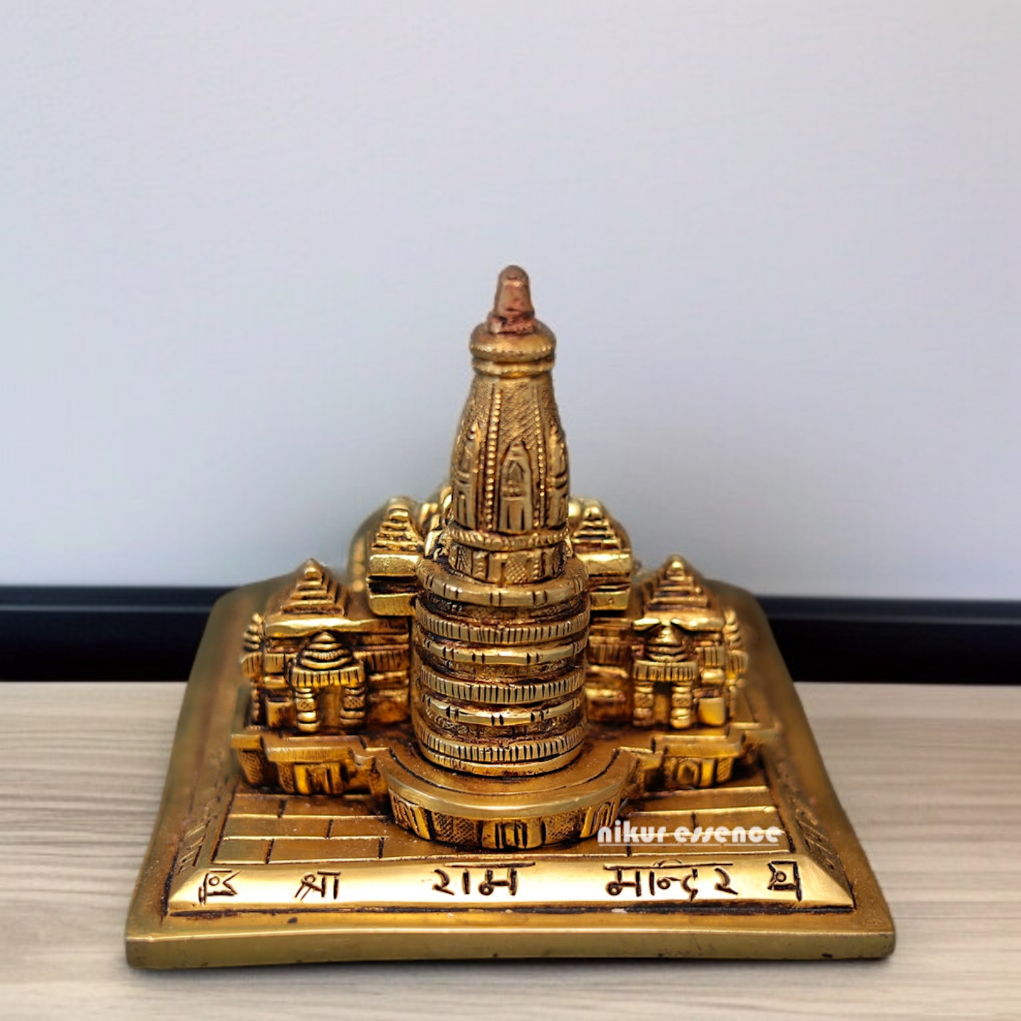 Ram Mandir Ayodhya Solid Brass idol - 8 Inches Nikuressence
