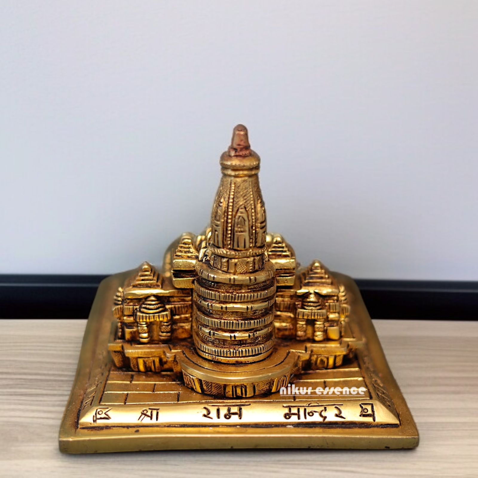 Ram Mandir Ayodhya Solid Brass idol - 8 Inches Nikuressence