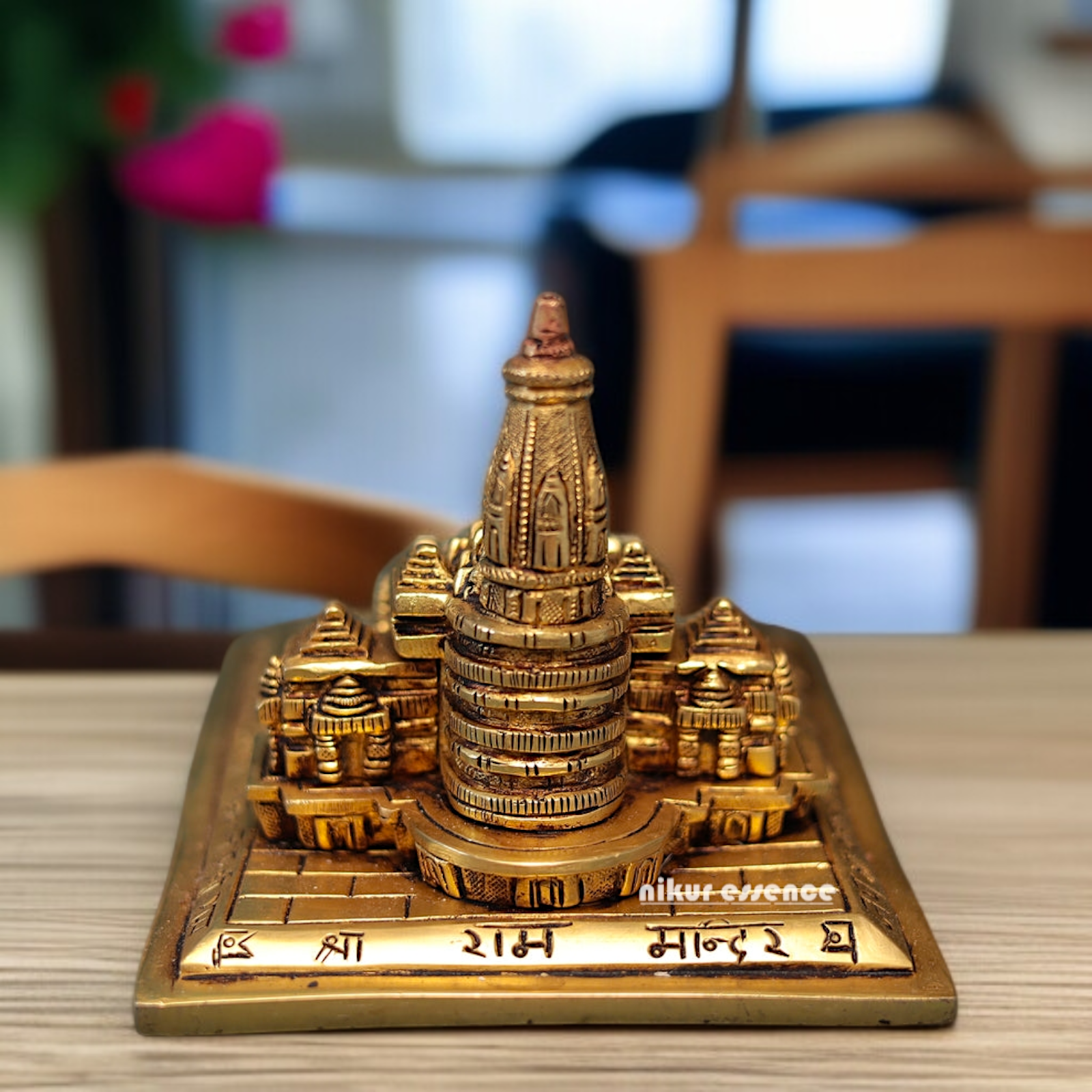 Ram Mandir Ayodhya Solid Brass idol - 8 Inches Nikuressence