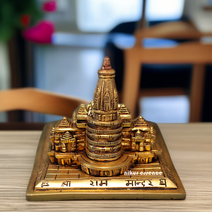 Ram Mandir Ayodhya Solid Brass idol - 8 Inches Nikuressence